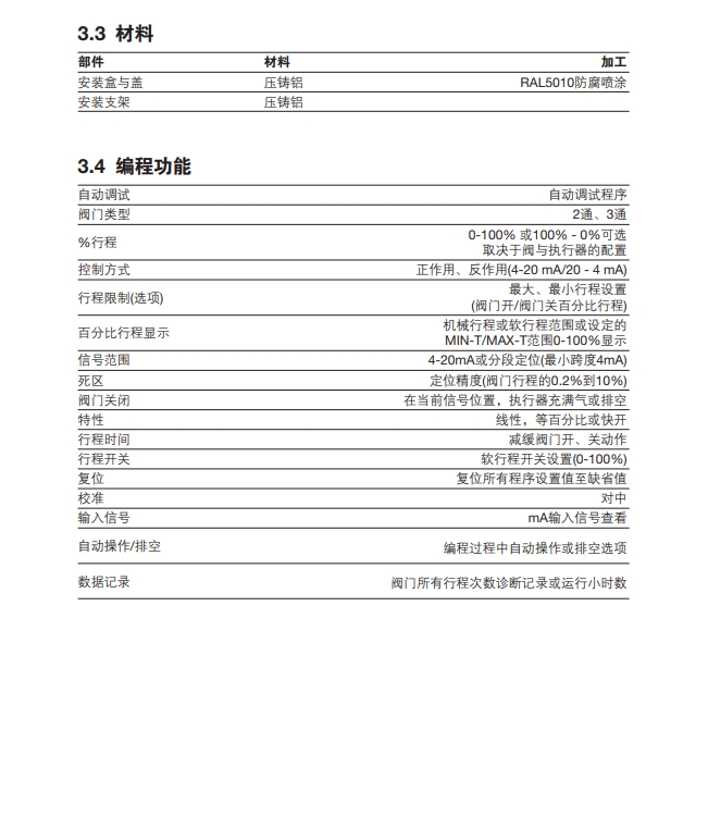 sp500定位器说明书技术信息2