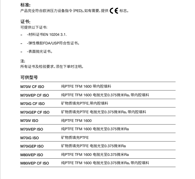棋牌平台M70i ISO和M80i ISO不锈钢球阀型号选择