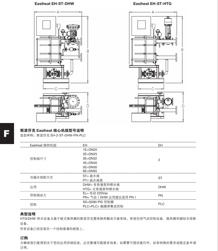 棋牌平台换热机组EasiHeatT型号说明