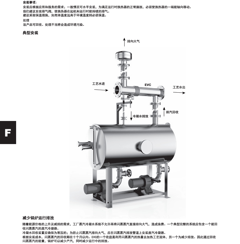 棋牌平台换热器EVC系列安装注意事项