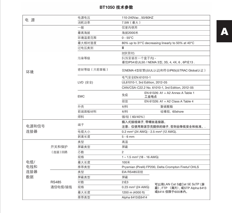 棋牌平台BT1050锅炉排污控制器技术参数