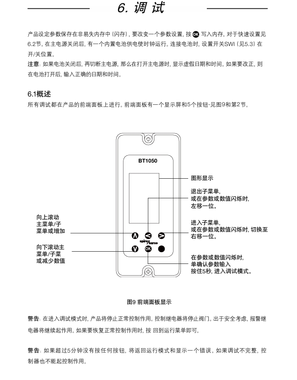 棋牌平台BT1050排污控制器调试