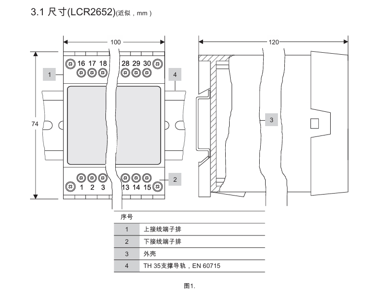 棋牌平台LCR2652控制器尺寸